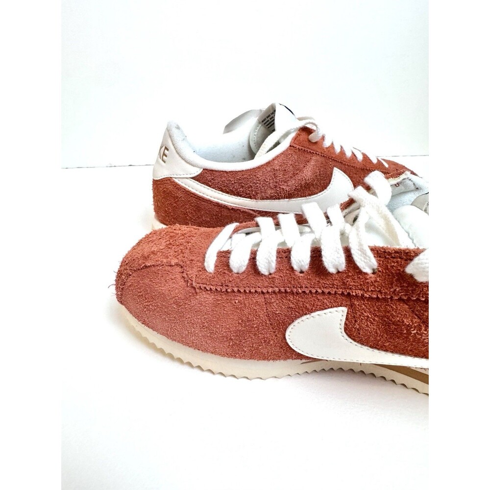 Nike Cortez "Dark Russet" Mens Size 7.5 Sneakers Shoes Orange Suede Leather - Picture 7 of 9